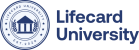 lifecard university logo blue